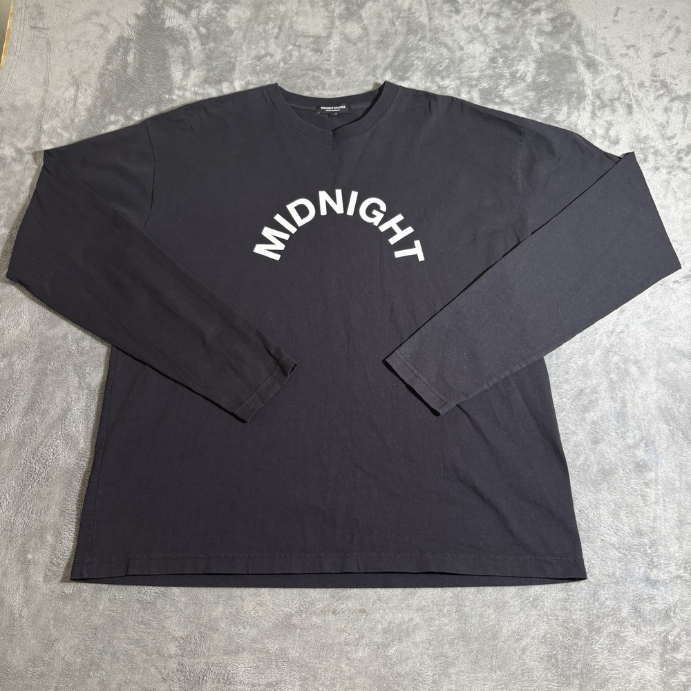 Midnight Studios Men's XL Long Sleeve T Shirt Shane Gonzales Black 3